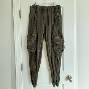 American Bazi Olive Cargo Pants